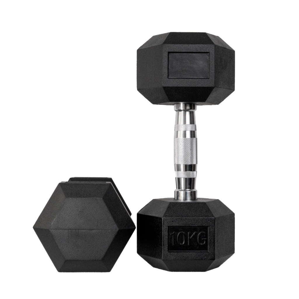 Dumbbell Cromado Vulcanizado 10KG
