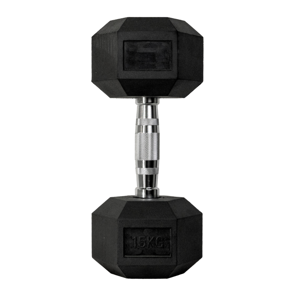 Dumbbell Cromado Vulcanizado 15KG